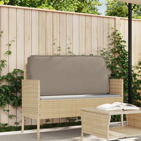 vidaXL Pol&scaron;t&aacute;ř Taupe 150 x 40 x 8 cm Oxford l&aacute;tka