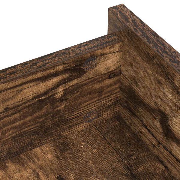 vidaXL Lepic&iacute; kryt &scaron;roubu 12 pcs Kouřov&yacute; dub &Oslash; 20 x 0,5 mm