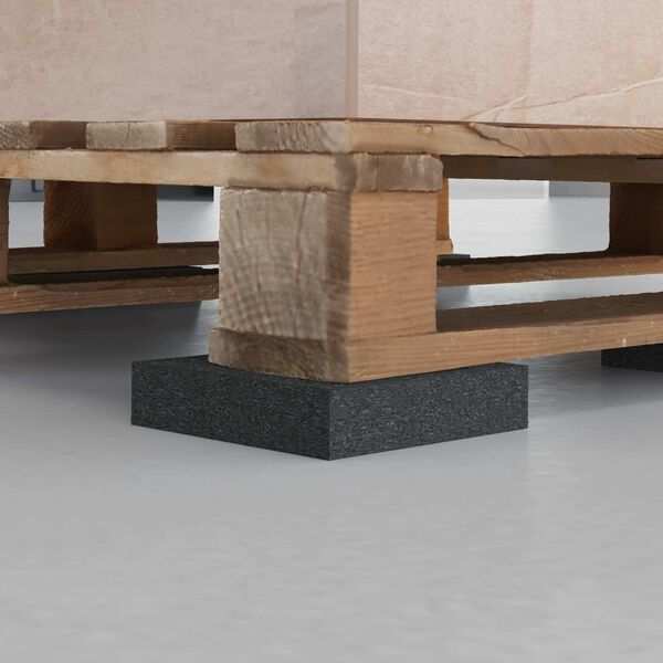 vidaXL Gumov&aacute; podložka Čern&aacute; Guma