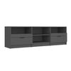 vidaXL TV skř&iacute;ňka čern&aacute; 150 x 33,5 x 45 cm kompozitn&iacute; dřevo