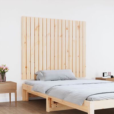 vidaXL Nástěnné čelo postele 108 x 3 x 90 cm masivní borové dřevo
