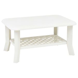 vidaXL Konferenčn&iacute; stolek b&iacute;l&yacute; 90 x 60 x 46 cm plast