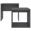 vidaXL Set konferenčních stolků šedý 48 x 30 x 45 cm dřevotříska
