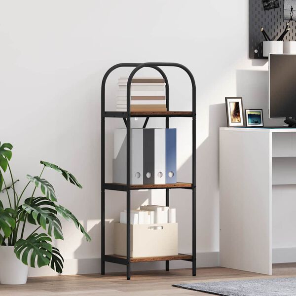 vidaXL Knihovna Star&eacute; dřevo 40 x 30 x 109 cm Kompozitn&iacute; dřevo