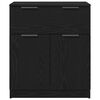 vidaXL Serv&iacute;rovac&iacute; skř&iacute;ň Čern&yacute; dub 60 x 30 x 70 cm kompozitn&iacute; dřevo