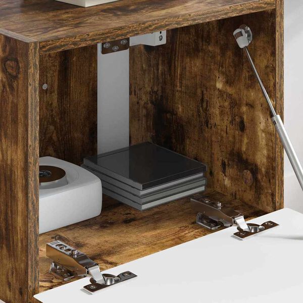 vidaXL TV wall cabinet Kouřov&yacute; dub 60 x 31 x 29.5 cm kompozitn&iacute; dřevo