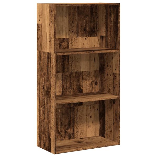vidaXL Knihovna old wood 60 x 30 x 114 cm kompozitn&iacute; dřevo