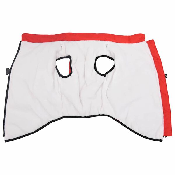 vidaXL Ps&iacute; kab&aacute;t s postrojem Červen&aacute; 3XL Fleece a polyester