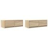 vidaXL TV skř&iacute;ňky 2 ks Dub Sonoma 80x31x25,5 cm Dřevěn&eacute; konstrukce