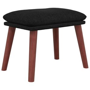 vidaXL Podnožka čern&aacute; 45 x 29,5 x 35 cm textil