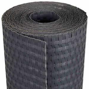 vidaXL Balkonov&aacute; clona Tmavě &scaron;ed&aacute; 300 x 100 cm polyratan