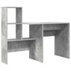 vidaXL Stůl Betonově &scaron;ed&aacute; Kompozitn&iacute; dřevo 131,5 x 50 x 106,5 cm