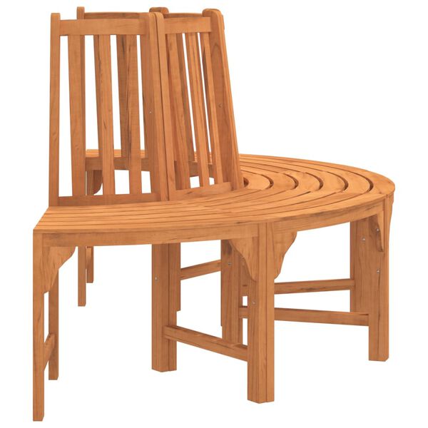 vidaXL Půlkruhov&aacute; lavice kolem stromu &Oslash; 208 cm masivn&iacute; eukalyptus