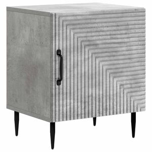 vidaXL Nočn&iacute; skř&iacute;ňka Betonově &scaron;ed&aacute; 43 x 34,5 x 50 cm Kompozitn&iacute; dřevo