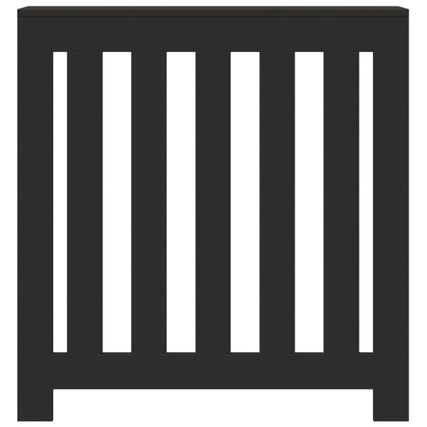 vidaXL Kryt na radiátor černý 78 x 20 x 82 cm kompozitní dřevo