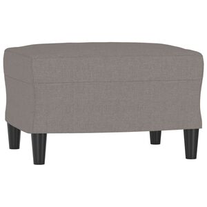 vidaXL Podnožka taupe 60 x 50 x 41 cm textil