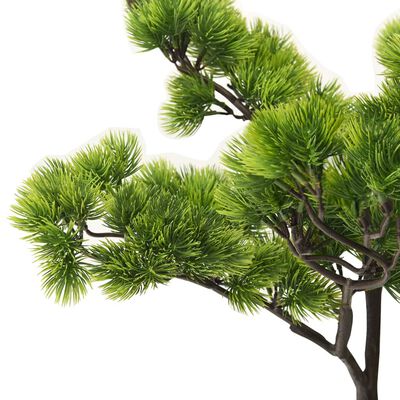 vidaXL Umělá bonsaj borovice s květináčem 60 cm zelená