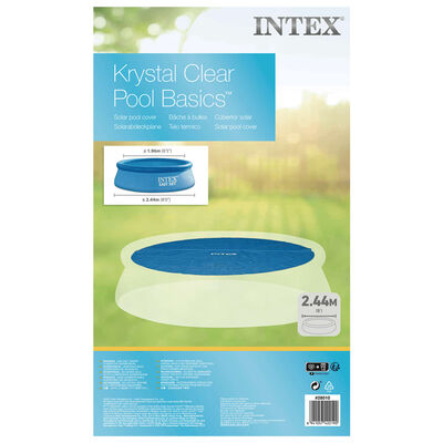 Intex Solární plachta na bazén modrá 206 cm polyethylen