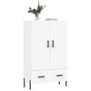 vidaXL Skříň highboard bílá 69,5 x 31 x 115 cm kompozitní dřevo