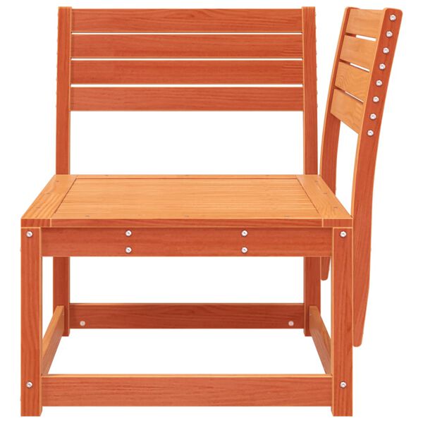 vidaXL Zahradn&iacute; pohovka rohov&aacute; voskově hněd&aacute; 73x73x78cm masiv borovice