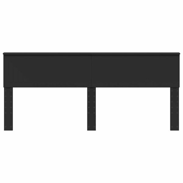 vidaXL Čelo postele Čern&yacute; dub 200 cm Kompozitn&iacute; dřevo