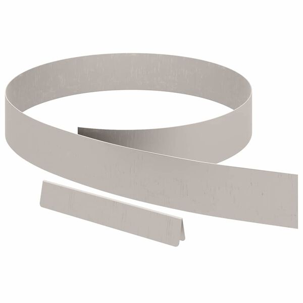 vidaXL Okraj tr&aacute;vn&iacute;ku Rezav&aacute; 450 x 0,05 x 15 cm