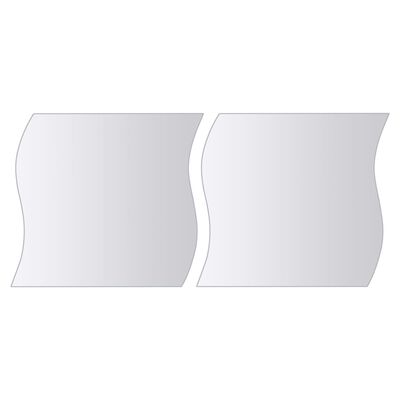 vidaXL 16 ks Zrcadlové dlaždice různé tvary sklo