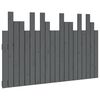 vidaXL N&aacute;stěnn&eacute; čelo postele &scaron;ed&eacute; 127,5x3x80 cm masivn&iacute; borov&eacute; dřevo