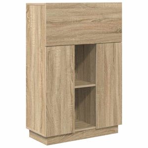 vidaXL Stůl Sonoma dub 71,5 x 31,5 x 106,5 cm Kompozitn&iacute; dřevo