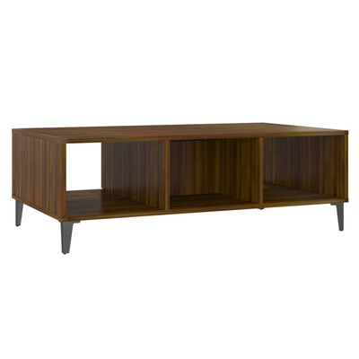 vidaXL Konferenční stolek hnědý dub 103,5 x 60 x 35 cm dřevotříska
