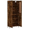 vidaXL Skř&iacute;ň highboard kouřov&yacute; dub 69,5 x 34 x 180 cm kompozitn&iacute; dřevo