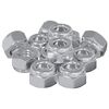 vidaXL Matice 9574 ks Stř&iacute;brn&aacute; M6 x 10 mm Železo