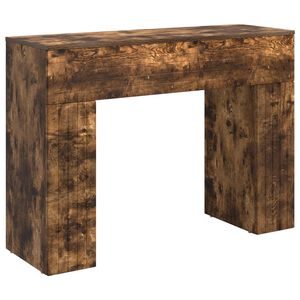 vidaXL Konferenčn&iacute; stolek Kouřov&yacute; dub 102 x 35 x 75 cm