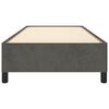 vidaXL Rám postele bez matrace tmavě šedá 80 x 200 cm samet