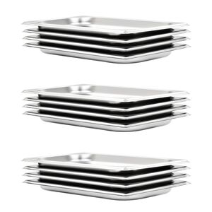 vidaXL Gastron&aacute;doby 12 ks GN 1/3 20 mm nerezov&aacute; ocel