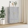 vidaXL Skříň highboard betonově šedá 69,5x31x115 cm kompozitní dřevo