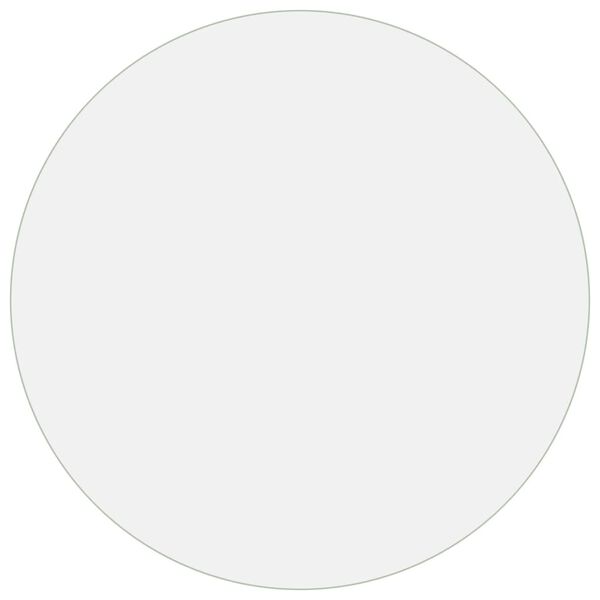 vidaXL Ochranná fólie na stůl matná Ø 90 cm 2 mm PVC