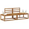 vidaXL Venkovn&iacute; koncov&aacute; pohovka 2 Kus Př&iacute;rodn&iacute; 182,5 x 63 x 73 cm
