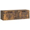 vidaXL N&aacute;stěnn&aacute; TV skř&iacute;ň Kouřov&yacute; dub 98 x 31 x 30 cm Kompozitn&iacute; dřevo
