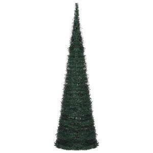 vidaXL V&aacute;nočn&iacute; stromeček Zelen&aacute; 150 x 150 cm PVC