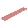 vidaXL N&aacute;stěnn&yacute; čeln&iacute;k 12 pcs Růžov&aacute; 90 x 15 cm samet