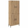 vidaXL Vysok&yacute; bufet Artisanov&yacute; dub 69,5 x 34 x 180 cm Kompozitn&iacute; dřevo