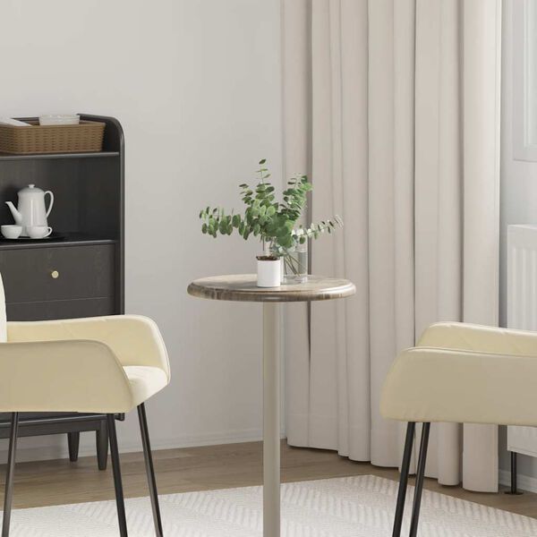 vidaXL Stoln&iacute; deska &scaron;ed&aacute; &Oslash; 40 x 2,5 cm mramor