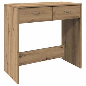 vidaXL Psac&iacute; stůl dub artisan 80 x 40 x 75 cm kompozitn&iacute; dřevo