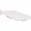 vidaXL Matrace B&iacute;l&aacute; 70 x 200 cm Žak&aacute;rov&aacute; tkanina