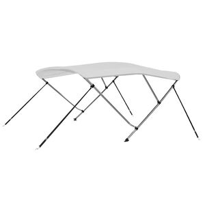 vidaXL Bimini stř&iacute;&scaron;ka se 3 oblouky b&iacute;l&aacute; 183 x 140 x 137 cm
