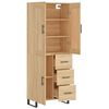 vidaXL Skř&iacute;ň highboard dub sonoma 69,5 x 34 x 180 cm kompozitn&iacute; dřevo