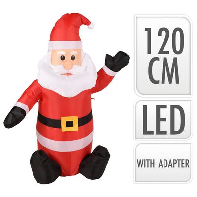Ambiance Nafukovací Santa Claus s LED 120 cm