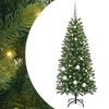 vidaXL Uměl&yacute; v&aacute;nočn&iacute; stromeček s stojanem Zelen&aacute; 150 cm PE a PVC