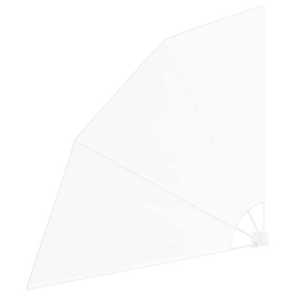 vidaXL Z&aacute;stěna na balkon B&iacute;l&aacute; 160 x 160 cm Polyester